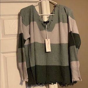 Ombré tea sweater size M.
